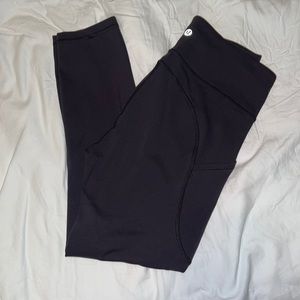 Lululemon Wunder Train High Rise with pockets- 23”